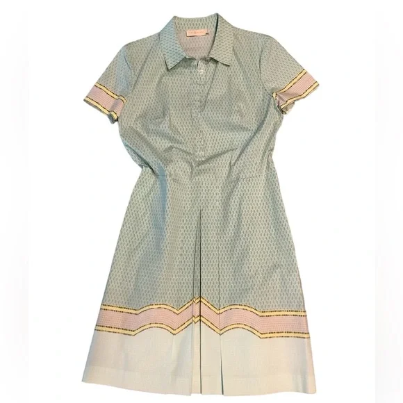 Tory Burch Light Blue and Yellow Dress - Picture 2 of 5